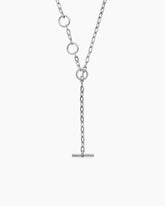 DY Madison® Three Ring Chain Necklace in Sterling Silver, 3mm